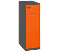 Simon Rack Casier Vestiaire Metallique Petit, 915x400x500 mm, Armoire Metallique Petit, Comprend la nthracite/Orange - Simonlocker