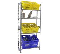 Etagère Légère Sans Vis Simonbottle Shelf 3-1- 1800x800x300 Gris/gris Gris 1000x800x300 - Simonrack
