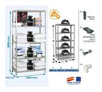 Simon Rack - Etagère Confort 2000x1000x300mm Gris foncé Charge 100Kg - COMFORT PLUS 5/300 Gris G