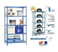 Simonrack Étagère de rangement Simon Rack 2000x1000x500 mm 5 niveaux 180 kg Bleu/galvanisé