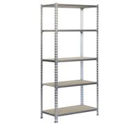 Simonrack Étagère de rangement Simon Rack 5 niveaux 150 kg 1800×800×400 mm galvanisé/bois