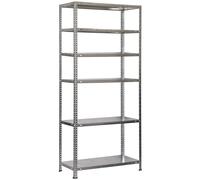 Simon Rack Étagère Métallique 2000x900x400 mm, 6 Niveaux, Tablettes en Acier, 75 kg par Niveau, Galvanisé - Advantage