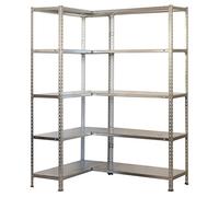 Etagère Légère Sans Vis Simoncorner 1800x900x300 Galvanisé Galvanisé 1800x900x300 - Simonrack