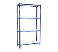 Simonrack Étagère pour charges lourdes SIMONCLICK MEGAPLUS 4 8425437076787 bleu, blanc 120,0 x 50,0 x 150,0 cm