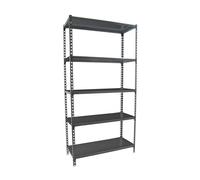 Etagère Légère Sans Vis Simonclick Plus 5/500 Antracite/antracite Antracite 2000x1000x500 - Simonrack