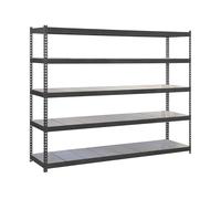 Simon Rack Étagères Charge Lourde 2000x1800x750 mm, 5 Niveaux Métal, 600 kg par Niveau, Structure Acier, Anthracite/Galvanisé - Simonforte