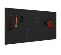 Simon Rack Simonwork Panneau d'outils mural avec 8 crochets, 1500 x 400 mm, anthracite