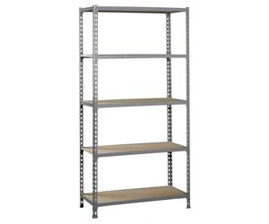 SimonRack 338100025189045 Maderclick 5/400 Kit d'Etagère Gris/Bois