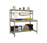 Etabli Table d'Emballage profondeur 750 mm gris