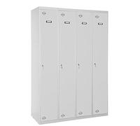 SimonRack Casier Vestiaire Metallique, 1 Porte, 1800x1200x500 mm, Gris, 1800x1200x500