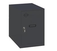 Simonrack Casier Vestiaire Metallique Petit, 475x400x500 mm, Armoire Metallique Petit, Comprend la Clé, Anthracite - Simonlocker