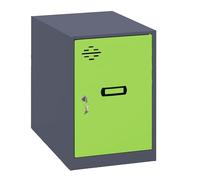 Simonrack Casier Vestiaire Metallique Petit, 475x400x500 mm, Armoire Metallique Petit, Comprend la nthracite/Vert - Simonlocker