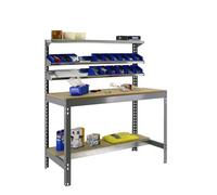 Simon Rack - Kit Etabli 1440x900x750mm - BT-1 900 GRIS FONCE/BOIS
