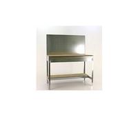 Simonrack – Établi d'atelier BT2 – 600 kg, 1445×1510×610 mm, panneau perforé, tiroir, galvanisé/bois
