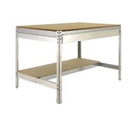 Etabli Simonwork Bt0 Box 1500 Galva/bois Galva/bois 842x1510x760 - Simonrack