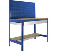Simonrack Etabli SIMONWORK blau 1 Schublade 151,0 x 61,0 x 144,5 cm