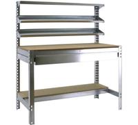 Simonrack Établi SIMONWORK BT1 BOX silber 1 Schublade 151,0 x 76,0 x 144,5 cm