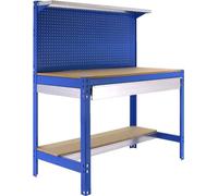 Simonrack Établi SIMONWORK BT3 BOX 900 bleu 1 tiroir 91,0 x 61,0 x 144,5 cm