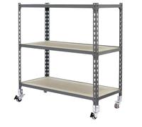 Simonrack Etagère métallique sans vis KIT BODERCLICK MOBILE SUPERPLUS 3/300 900 GRIS/MAD