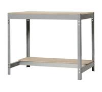 SimonRack - Kit Etabli 840x900x600mm - BT-0 900 GRIS FONCE/BOIS