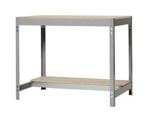 SimonRack - Kit Etabli 840x900x600mm - BT-0 900 GRIS FONCE/BOIS