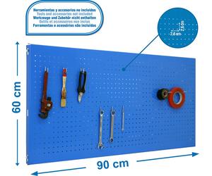 SIMONRACK Plaque perforée 900X600 Bleu