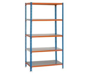 Simonrack Rayonnage pour charges lourdes KIT SIMONCLICK PLUS 5/500 457100024201055 orange, bleu, galvanisé 100,0 x 50,0 x 200,0 cm