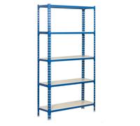 Simonrack Rayonnage pour charges lourdes SIMONCLICK SUPERPLUS 5 8435104937006 bleu, blanc 110,0 x 40,0 x 200,0 cm