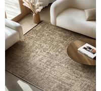SIMPEX Tapis en Coton Chenille Beige 200x290 cm Lavable, Style Boho, Vintage Kelim, Pour Salon, Chambre, Bureau & Cuisine