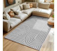 Tapis - SIMPEX - 3D - Gris - 60 x 110 cm - Style scandinave et bohème