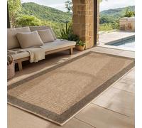 SIMPEX Tapis d’intérieur et d’extérieur - Robuste, résistant aux intempéries et Facile à Entretenir, au Look Naturel en Jute, idéal pour Salon, Cuisine, terrasse, Jardin et Balcon, 80x250 cm