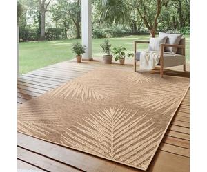 SIMPEX Tapis dintérieur et dextérieur idéal pour salon, cuisine, scandinave, terrasse, jardin et balcon, 140x200 cm