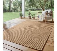 SIMPEX Tapis dintérieur et dextérieur idéal pour salon, cuisine, modern, terrasse, jardin et balcon, 140x200 cm