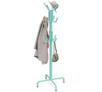 Simple Houseware Support Organisateur de cintres pour Manteaux et Chapeaux, 12 Crochets, Turquoise