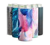 Simple Modern Glacière à canettes skinny, porte-gobelet isotherme en acier inoxydable, manchon isolant pour eau de Seltzer, soda, bière, boissons énergisantes, cadeau pour elle, collection Ranger,