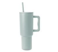 Simple Modern Gobelet Thermique avec Poignée et Paille | Bouteille d'Eau Isolée en Acier Inoxydable | Vaso de viaje para café helado | Trek Collection | 1180ml | Sea Glass Sage