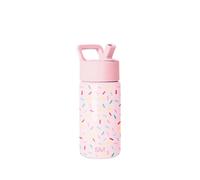 Simple Modern Gourde Enfant avec Paille | Gourde Isotherme Inox Réutilisable pour Garçons et Filles | Summit | 415ml | Confetti