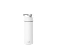 Simple Modern Gourde Enfant Isotherme avec Paille | Gourde Sport Adulte en Acier Inoxydable | Summit | 530ml | Winter White