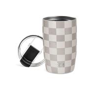 Simple Modern Mug Isotherme Café de Voyage avec Couvercle Rabattable | Tasse Isotherme pour Café Glacé Isolée en Acier Inoxydable | Cadeaux pour Femmes et Hommes | Voyager | 350ml | Checkmate
