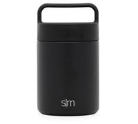 Simple Modern Pot Thermique pour Aliments Chauds | Acero Inoxidable Recipiente para Almuerzo de Alimentos Calientes | Provision Collection | 350ml | Midnight Black