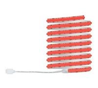 Paulmann Ruban LED SimpLED 78864 – Kit complet 3 m COB 22 W 990 lm RGB gradable Blanc métal