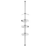 Simplehuman - Barre d'angle avec étagères réglables, inox BT1062