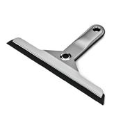 simplehuman BT1071 raclette de douche pliable pour salle de bain, avec crochet mural, zinc moulé sous pression + aluminium anodisé