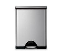 Simplehuman - Poubelle 50 l, inox CW1816