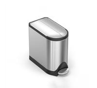 Simplehuman - Poubelle 10 L, inox brossé CW1899