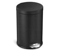 simplehuman CW2091, 4,5 l, Rond, Acier, Noir, Plastique, Terrasse