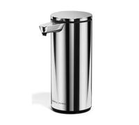 Simplehuman - Distributeur de savon sur pied, sans contact, inox brillant ST1092
