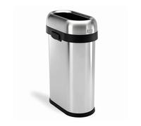 Simplehuman - La poubelle ouverte 50 l, inox brossé CW1467