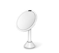 Simplehuman - Miroir cosmétique avec éclairage LED Dual light, blanc mat ST3054