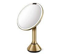 Simplehuman - Miroir cosmétique avec éclairage LED, laiton ST3061
